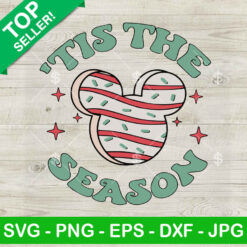 Mickey Christmas Cake Tis The Season SVG