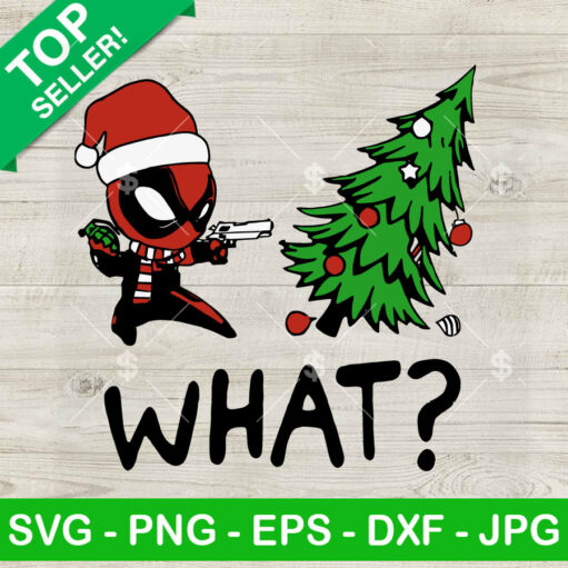 Deadpool What Christmas Svg