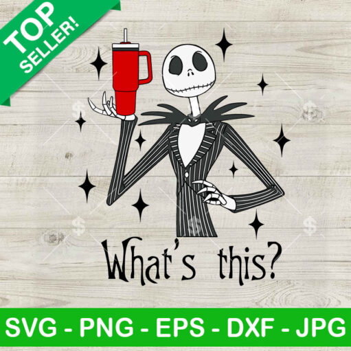 What's This Jack Skellington Stanley SVG