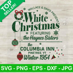 White christmas movie SVG