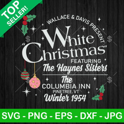 White christmas movies SVG