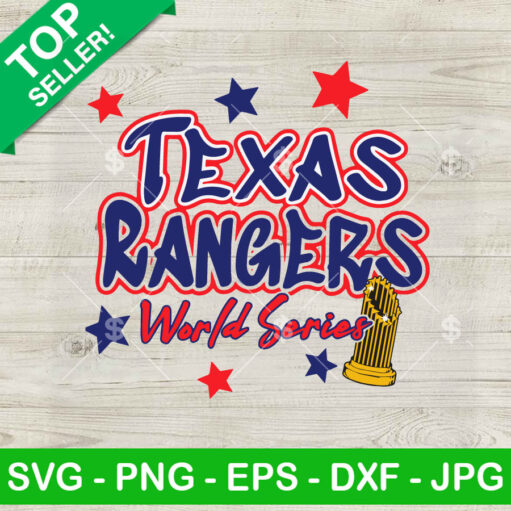 Texas Rangers World Series Svg Png