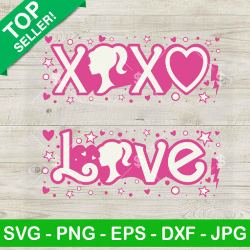 Barbie Xoxo Love Svg