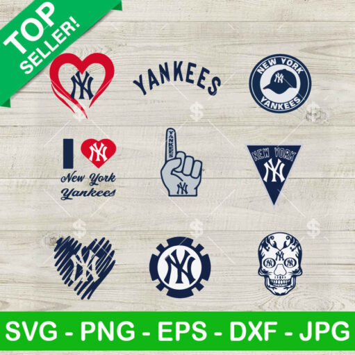 New York Yankees Svg Bundle