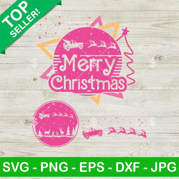Barbie Merry Christmas SVG