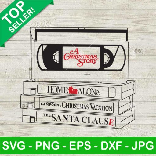 Vhs A Christmas Story Home Alone Svg