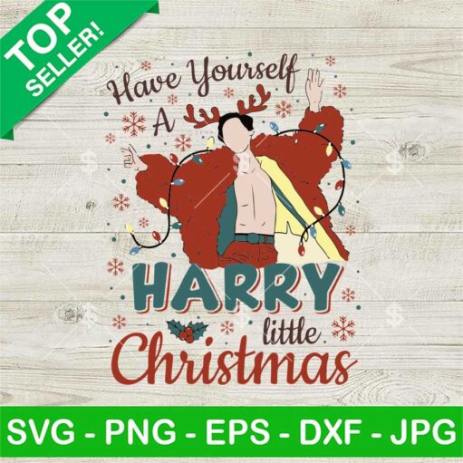 Retro Have Yourself A Harry Little Christmas Svg