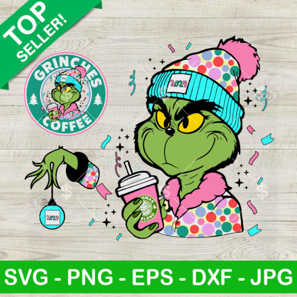 Boujee Grinch Happy New Year SVG