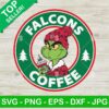 Grinch Bougie Atlanta Falcons NFL Starbucks Logo SVG