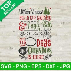 When Trees Begin To Twinkle SVG