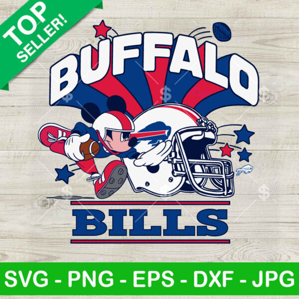 Mickey Mouse Buffalo Bills Football SVG, Disney Mouse Bills Fireworks SVG, Buffalo Bills Football Team SVG PNG DXF EPS