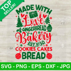 Gingerbread Made With Love SVG