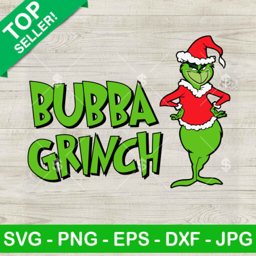 Bubba Grinch SVG