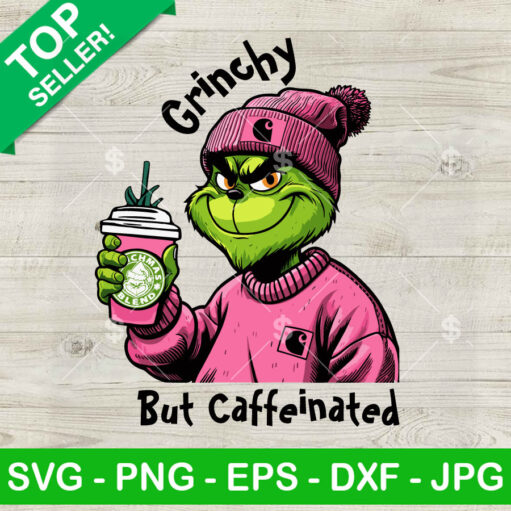 Grinchy But Caffeinated Starbucks Cup Svg