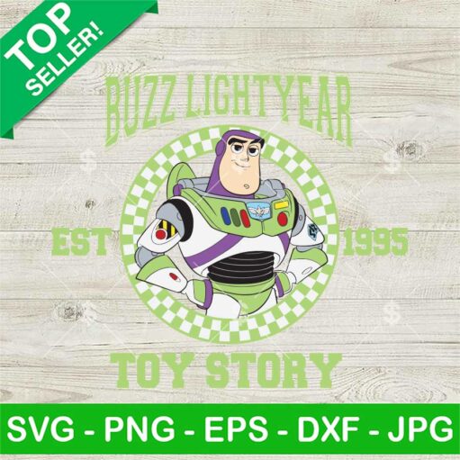 Vintage Buzz Lightyear Toy Story SVG