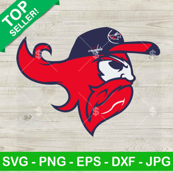 Washington Capitals Hockey logo SVG, Capitals Hockey man SVG, NHL Washington Capitals SVG PNG