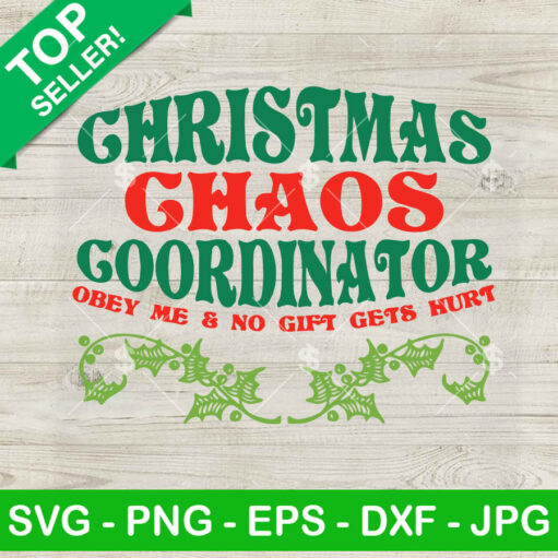 Christmas chaos Coordinator SVG