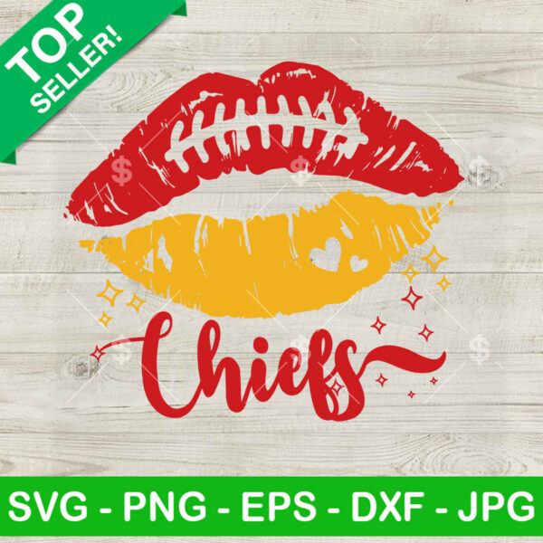 Kansas City Chiefs Lips SVG