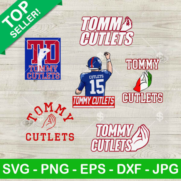 Tommy Cutlets Football Bundle SVG