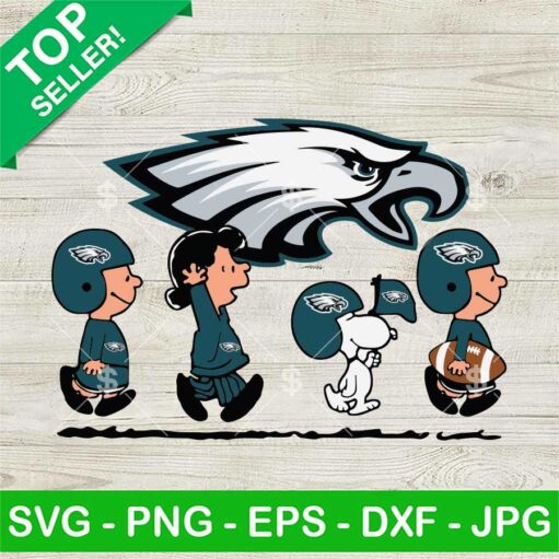 Snoopy The Peanuts Philadelphia Eagles Svg