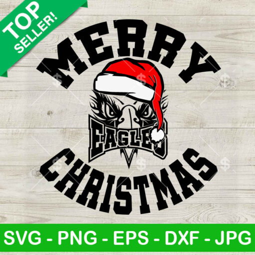 Merry Christmas Eagle Svg