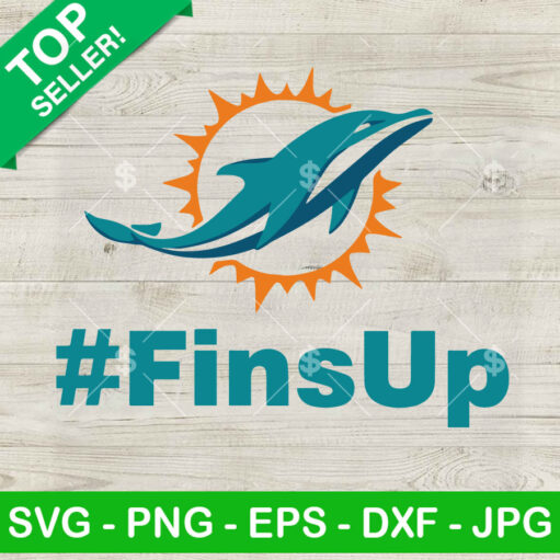 Finsup Miami Dolphins Svg