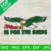 Christmas Is For The Birds Santa NFL Eagles SVG