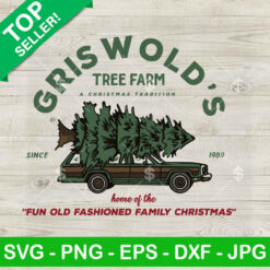 Grisworld's Tree Farm Christmas Tree SVG, Christmas Vacation SVG, Funny Christmas Truck SVG PNG DXF EPS