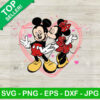 Mickey Minnie Valentine Couple SVG