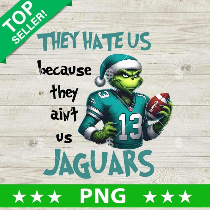 They Hate Us Because They Ain't Us Jaguars PNG
