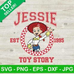 Jessie Toy Story Est 1995 SVG, Vintage Christmas Toy Story SVG, Jessie Toy Story College SVG PNG DXF EPS