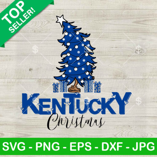 Kentucky Wildcats Christmas Trees Ncaa Svg