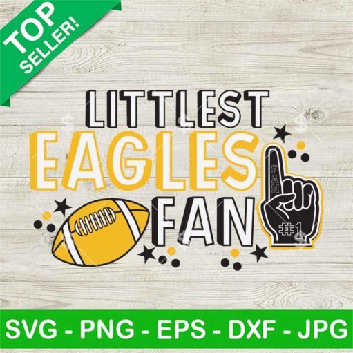 Littlest Eagles Fan SVG