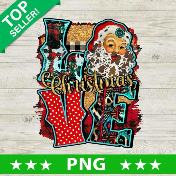 Christmas Love Santa PNG