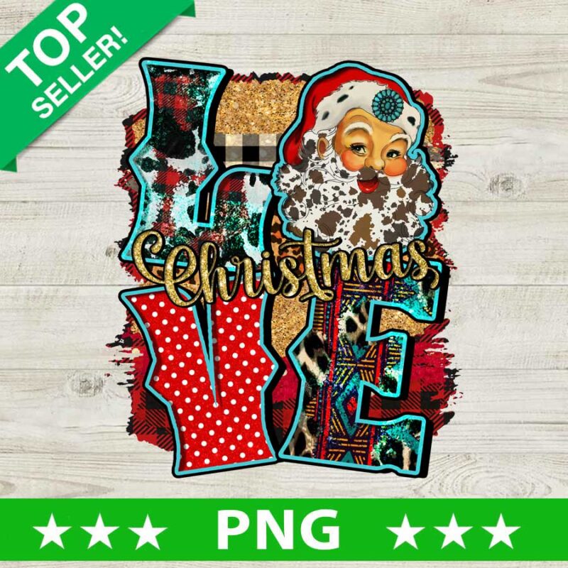 Christmas Love Santa PNG