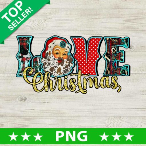 Love Santa Claus Christmas PNG