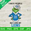 I Hate People But Love My Lions SVG
