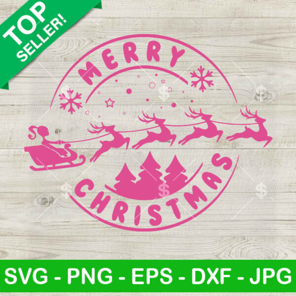 Merry christmas Barbie Santa claus SVG