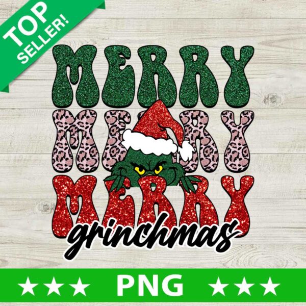 Merry Merry Merry Grinchmas PNG