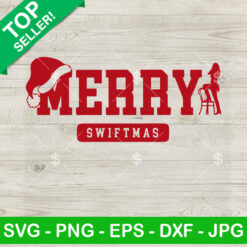 Merry Swiftmas Taylor Swift Santa Hat SVG
