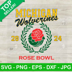 Michigan Wolverines Rose Bowl 2024 SVG, Michigan Wolverines SVG, Wolverines Rose Bowl SVG