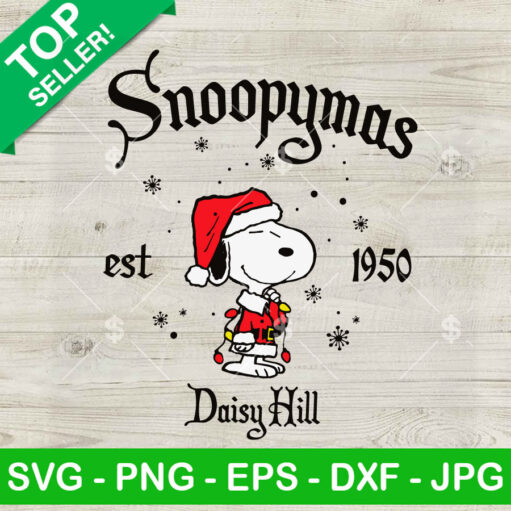 Snoopymas Daisy Hill SVG