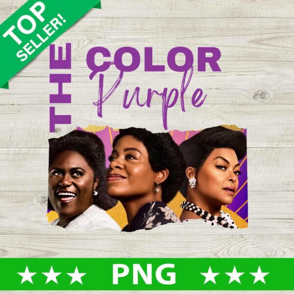 The Color Purple movie Poster PNG, The Color Purple Classic movie Sublimation transfer PNG, The Color Purple PNG