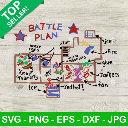 Home Alone Battle Plan Map Svg