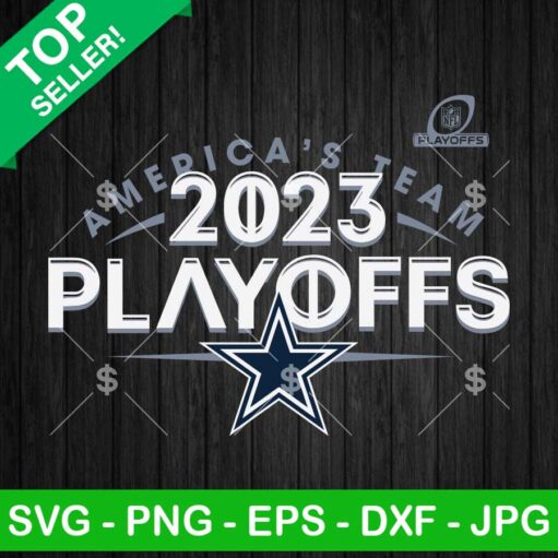 Dallas Cowboys 2023 Playoffs SVG