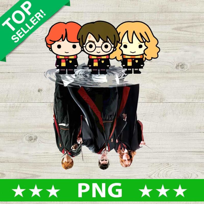 Chibi Harry Potter And Friends PNG