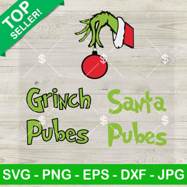 Grinch Pubes SVG Bundle