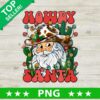 Howdy Santa Western Christmas PNG