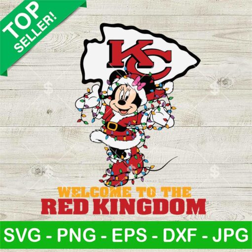 Minnie Mouse Welcome To The Red Kingdom SVG