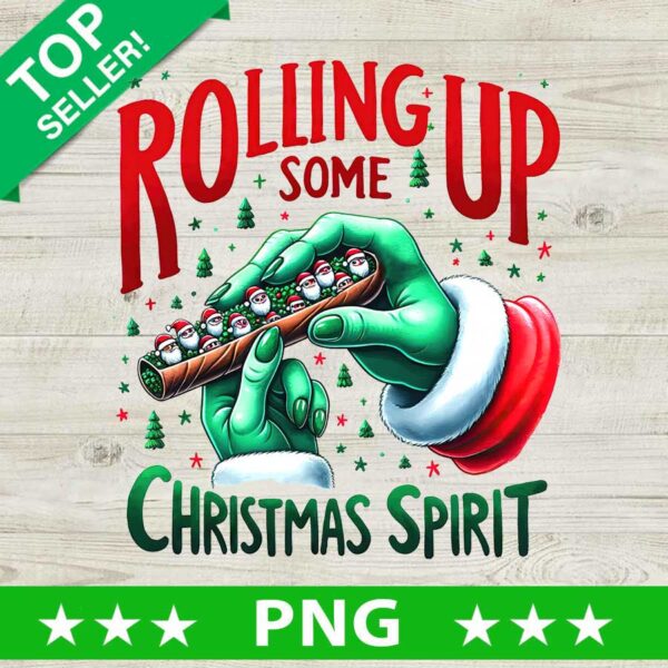 Rolling Up Some Christmas Spirit PNG